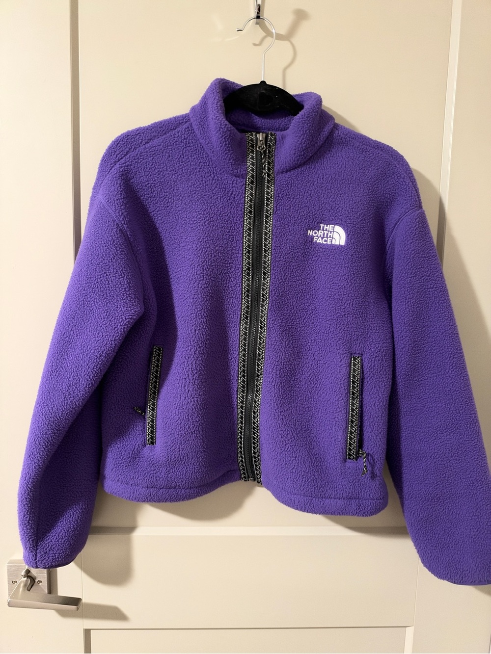 The North Face Purple Full-Zip Fleece Jacket
